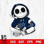 Dallas Cowboys Jack Skellington halloween Svg Eps Dxf Png File, Digital Download, Instant Download