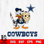 Dallas Cowboys Jason Voorhees 12 Svg Eps Dxf Png File, Digital Download