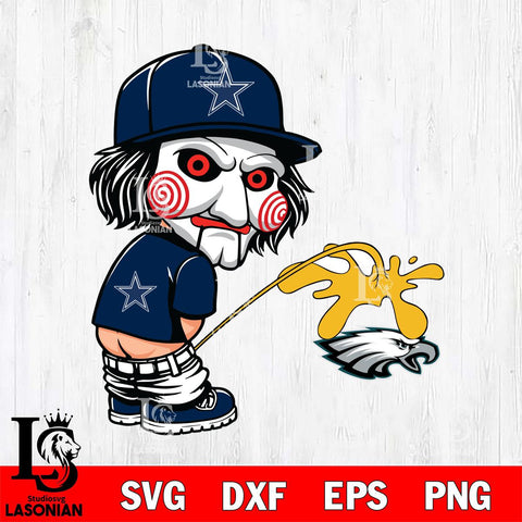 Dallas Cowboys Jigsaw Piss On Philadelphia Eagles Svg Eps Dxf Png File, Digital Download, Instant Download