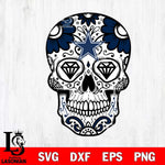 Dallas Cowboys Mexico Skull SVG 2