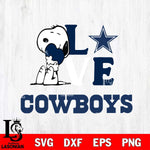 Dallas Cowboys Snoopy Sport 10 Svg Eps Dxf Png File, NFL svg, Digital Download, Instant Download