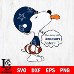 Dallas Cowboys Snoopy Sport 6 Svg Eps Dxf Png File, NFL svg, Digital Download, Instant Download