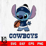 Dallas Cowboys Stitch Disney, Svg Eps Dxf Png File, Digital Download