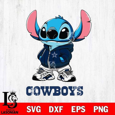 Dallas Cowboys Stitch Disney NFL Svg Eps Dxf Png File, Digital Download, Instant Download