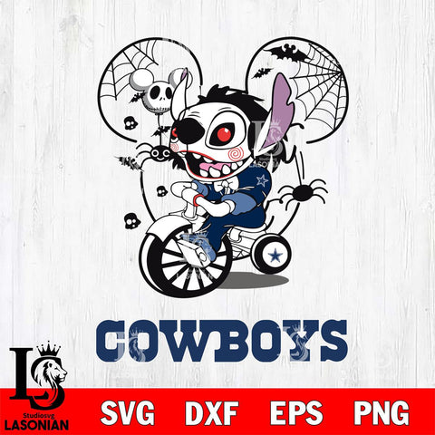 Dallas Cowboys Stitch Jigsaws Halloween Svg Eps Dxf Png File, Digital Download, Instant Download