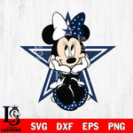 Dallas Cowboys mickey christmas 9 Svg Eps Dxf Png File, Digital Download, Instant Download