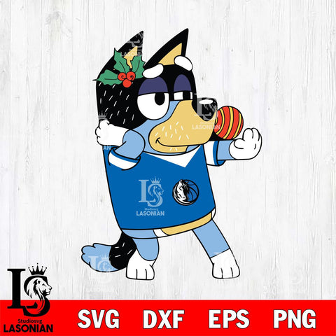 Dallas Mavericks Bandit Heeler Christmas Svg Eps Dxf Png File, Digital Download, Instant Download