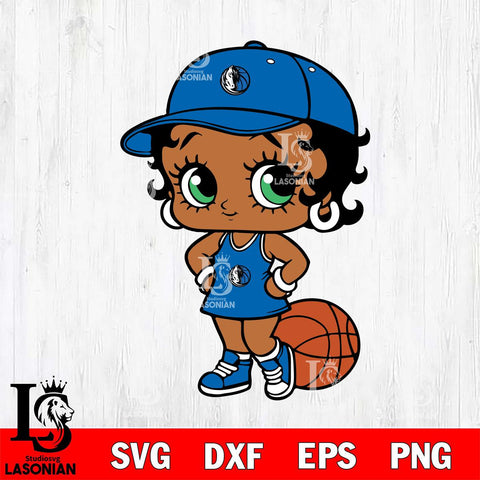 Dallas Mavericks Betty Boop NBA Svg Eps Dxf Png File, NBA svg, Digital Download, Instant Download