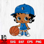 Dallas Mavericks Betty Boop NBA 8 Svg Eps Dxf Png File, NBA svg, Digital Download, Instant Download