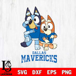 Dallas Mavericks Bluey Chilli Dance Mode Svg Eps Dxf Png File, Digital Download, Instant Download