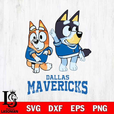 Dallas Mavericks Bluey Chilli Mode Dance Svg Eps Dxf Png File, Digital Download, Instant Download