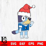 Dallas Mavericks Bluey Christmas Svg Eps Dxf Png File, Digital Download, Instant Download