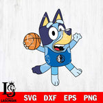 Dallas Mavericks Bluey sport 3 Svg Eps Dxf Png File, Digital Download, Instant Download