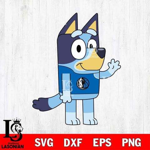 Dallas Mavericks Bluey sport 5 Svg Eps Dxf Png File, Digital Download, Instant Download