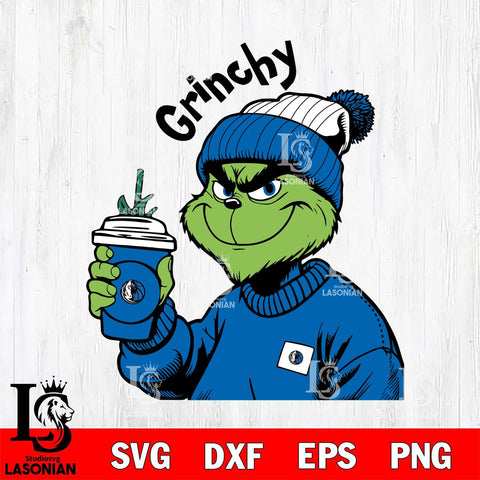 Dallas Mavericks Boujee Grinch 10 Svg Eps Dxf Png File, Digital Download, Instant Download