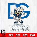 Dallas Mavericks Dolce And Gabbana Daisy Duck Disney Svg Eps Dxf Png File, Digital Download, Instant Download