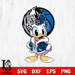 Dallas Mavericks Fancy Daisy Duck Disney Svg Eps Dxf Png File, Digital Download, Instant Download