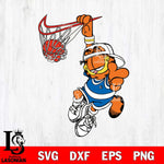 Dallas Mavericks Garfield Svg Eps Dxf Png File, Digital Download