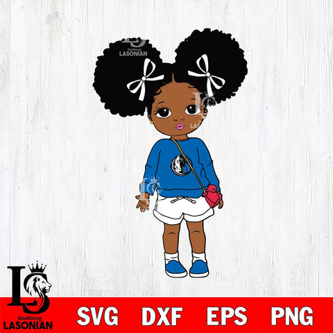 Dallas Mavericks Girls sport 3 Svg Eps Dxf Png File, Digital Download, Instant Download