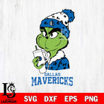 Dallas Mavericks Grinch Bougie Leopard Svg Eps Dxf Png File, Digital Download, Instant Download