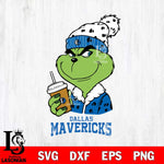 Dallas Mavericks Grinch hat Svg Eps Dxf Png File, Digital Download, Instant Download