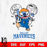 Dallas Mavericks Stitch Michael Halloween Svg Eps Dxf Png File, Digital Download, Instant Download