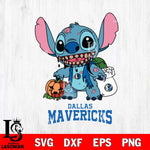 Dallas Mavericks Stitch Zombie Svg Eps Dxf Png File, NBA svg, Digital Download, Instant Download