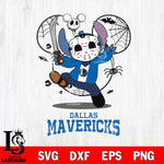 Dallas Mavericks Stitch jason voorhees Halloween Svg Eps Dxf Png File, Digital Download, Instant Download