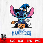 Dallas Mavericks Stitch witch Svg Eps Dxf Png File, NBA svg, Digital Download, Instant Download