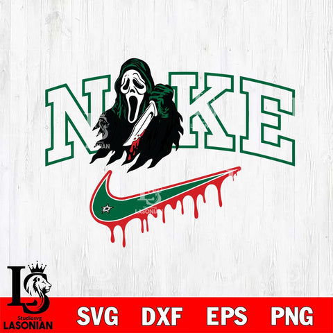 Dallas Stars Ghostface Nike Svg Eps Dxf Png File, Digital Download, Instant Download