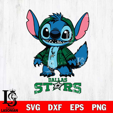 Dallas Stars Stitch Halloween Svg Eps Dxf Png File, NHL svg, Digital Download, Instant Download