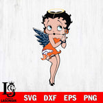 Denver Broncos Betty Boop Angel Svg Eps Dxf Png File, Digital Download, Instant Download