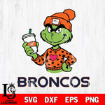 Denver Broncos Boujee Grinch Heart Christmas Svg Eps Dxf Png File,Cricut svg files, Digital Download, Instant Download