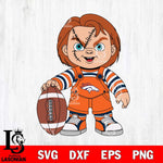 Denver Broncos Chucky Horror 7 Svg Eps Dxf Png File, NFL svg, Digital Download, Instant Download