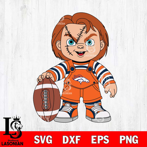 Denver Broncos Chucky Horror 7 Svg Eps Dxf Png File, NFL svg, Digital Download, Instant Download