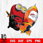 Denver Broncos Deadpool Minion Marvel Svg Eps Dxf Png File, Digital Download, Instant Download