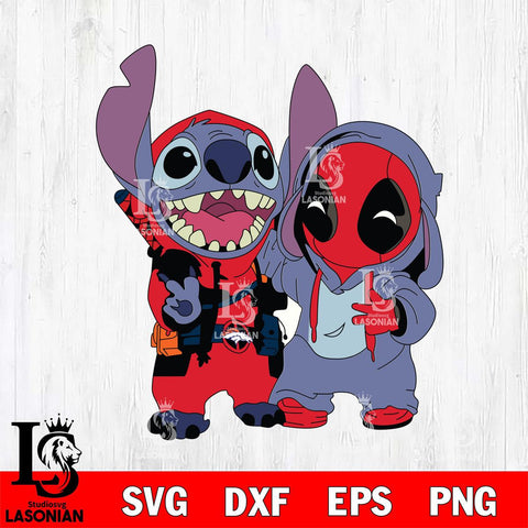 Denver Broncos Deadpool Stitch Svg Eps Dxf Png File, Digital Download, Instant Download