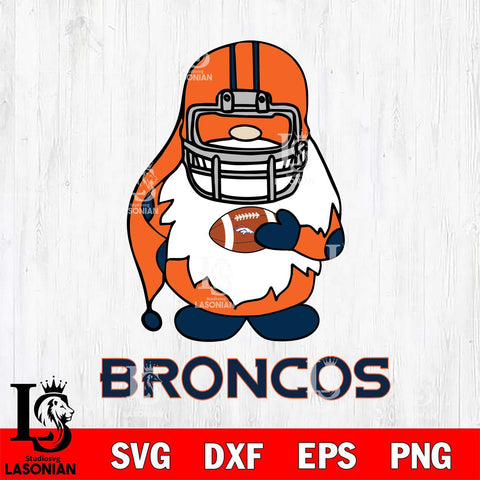 Denver Broncos Gnomes Christmas Svg Eps Dxf Png File, Digital Download, Instant Download