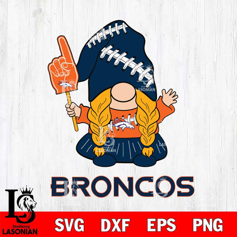 Denver Broncos Gnomes Fan Svg Eps Dxf Png File, Digital Download, Instant Download