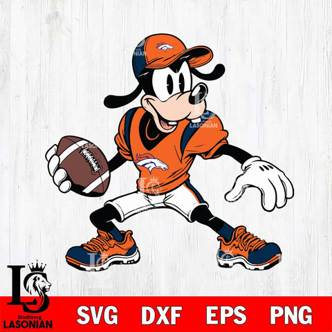 Denver Broncos Goofy Svg Eps Dxf Png File, Digital Download, Instant Download