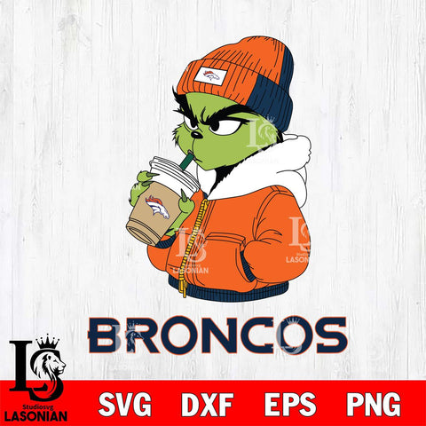 Denver Broncos Grinch Bougie Christmas Svg Eps Dxf Png File,Cricut svg files, Digital Download, Instant Download