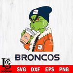 Denver Broncos Grinch Bougie Football Svg Eps Dxf Png File, Digital Download, Instant Download