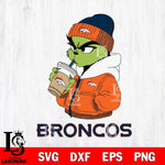 Denver Broncos Grinch Bougie Sport Svg Eps Dxf Png File, Digital Download, Instant Download