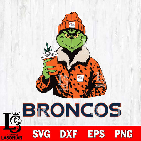 Denver Broncos Grinch Christmas Svg Eps Dxf Png File,Cricut svg files, Digital Download, Instant Download