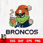 Denver Broncos Grinch Cofffe Hoodie Svg Eps Dxf Png File,Cricut svg files, Digital Download, Instant Download