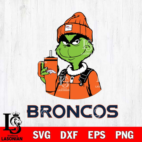 Denver Broncos Grinch Football Christmas Svg Eps Dxf Png File,Cricut svg files, Digital Download, Instant Download