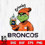 Denver Broncos Grinchy Bougie Christmas Svg Eps Dxf Png File,Cricut svg files, Digital Download, Instant Download