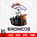 Denver Broncos Jason Voorhees 10 Svg Eps Dxf Png File, Digital Download