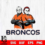 Denver Broncos Jason Voorhees 8 Svg Eps Dxf Png File, Digital Download