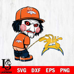 Denver Broncos Jigsaw Piss On Los Angeles Chargers Svg Eps Dxf Png File, Digital Download, Instant Download